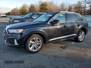 2020 Audi Q7 Premium Plus with VIN WA1LJAF74LD011658, listed as a Copart auction lot 88143785 with 44,250 mi miles and Salvage title. Bid and sale history available at DreamBid. Image 1.