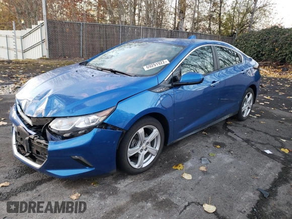 2018 Chevrolet Volt LT with VIN 1G1RC6S53JU148494, listed as a Copart auction lot 69291922 with 38,668 mi miles. Bid and sale history available at carsss.com. Image 1.