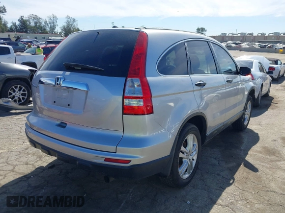 2010 Honda CR-V EX with VIN 5J6RE3H54AL039551, listed as a IAAI auction lot 41651195 with 204,532 mi miles and . Bid and sale history available at carsss.com. Image 4.