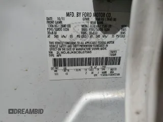2012 Lincoln MKX z VIN 2LMDJ6JK8CBL07565, wystawiony jako Copart lot #56685475 z przebiegiem 162 467 mil mil oraz Szkoda całkowita • Salvage title. Historia ofert i sprzedaży dostępna na DreamBid. Obrazek 13.