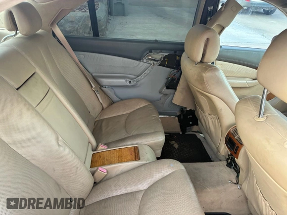 2003 Mercedes-Benz S with VIN WDBNG76J93A337922, listed as a Copart auction lot 55943475 with 135,103 mi miles and Clean Title. Bid and sale history available at DreamBid. Image 6.
