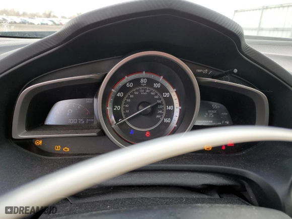 2016 Mazda Mazda3 i Touring with VIN JM1BM1V71G1346829, listed as a Copart auction lot 50033185 with 100,751 mi miles and Salvage Title. Bid and sale history available at carsss.com. Image 9.