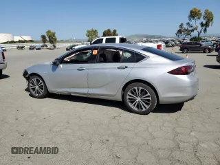 2018 Buick Regal Essence with VIN W04GP6SX9J1144630, listed as a Copart auction lot 53074585 with 96,077 mi miles and Salvage title. Bid and sale history available at DreamBid. Image 2.