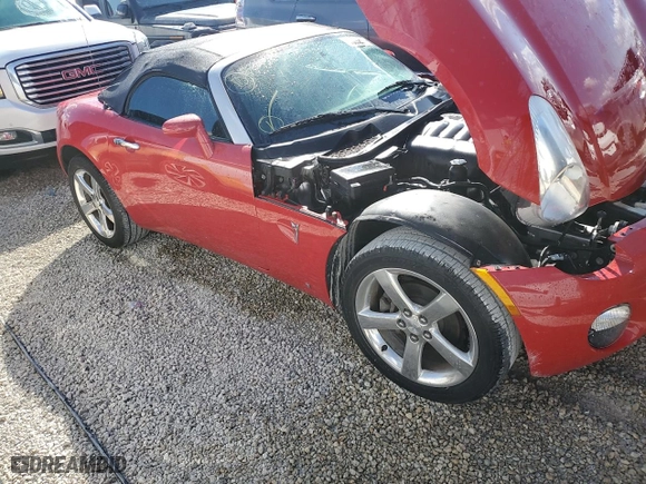 2007 Pontiac Solstice with VIN 1G2MB35B87Y112276, listed as a Copart auction lot 75092924 with 27,692 mi miles and Salvage Title. Bid and sale history available at carsss.com. Image 4.