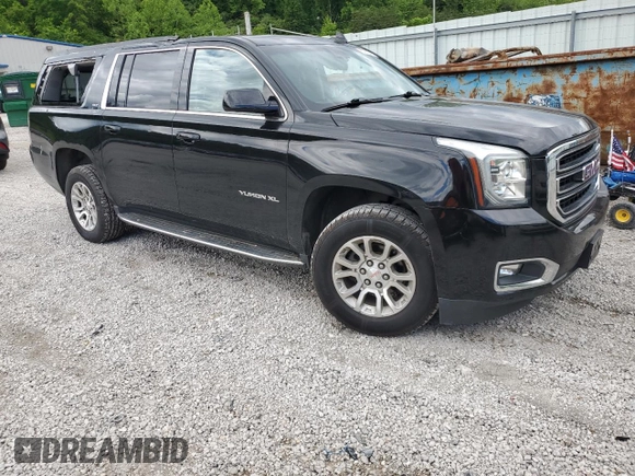 2019 GMC Yukon XL SLT with VIN 1GKS2GKC5KR166603, listed as a Copart auction lot 57913715 with 126,609 mi miles and Salvage title. Bid and sale history available at DreamBid. Image 4.