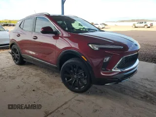 2025 Buick Encore GX Sport Touring with VIN KL4AMESL6SB021238, listed as a Copart auction lot 53388085 with 4,518 mi miles and Salvage title. Bid and sale history available at DreamBid. Image 4.