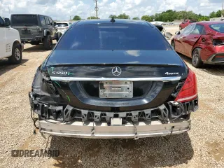 2014 Mercedes-Benz S 550 with VIN WDDUG8FB2EA049356, listed as a Copart auction lot 61553375 with 185,553 mi miles and Salvage title. Bid and sale history available at DreamBid. Image 6.