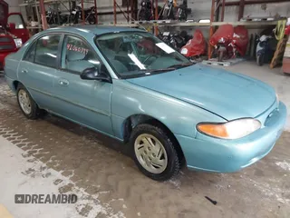 1997 Ford Escort LX with VIN 1FALP13P1VW129544, listed as a IAAI auction lot 42060399 with 185,727 mi miles. Bid and sale history available at carsss.com. Image 1.