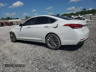 2015 Hyundai Genesis 3.8L with VIN KMHGN4JE0FU020957, listed as a Copart auction lot 54732945 with 121,884 mi miles and Salvage Title. Bid and sale history available at carsss.com. Image 2.