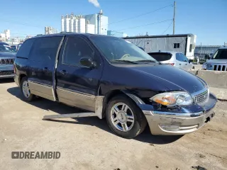 2003 Ford Windstar SEL with VIN 2FMZA53453BA08772, listed as a Copart auction lot 56955754 with 156,101 mi miles and Salvage Title. Bid and sale history available at carsss.com. Image 4.