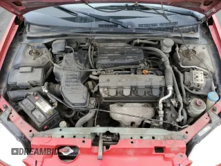 2002 Honda Civic EX with VIN 2HGES26792H554976, listed as a Copart auction lot 53095385 with 253,228 mi miles and Salvage Title. Bid and sale history available at DreamBid. Image 11.