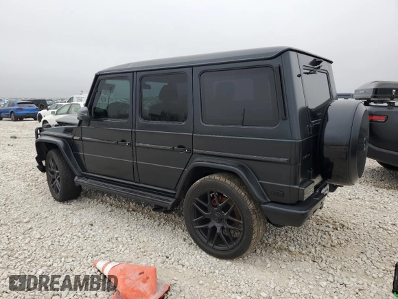 2018 Mercedes-Benz G 63 AMG with VIN WDCYC7DH3JX295570, listed as a Copart auction lot 44415945 with 48,588 mi miles and Salvage title. Bid and sale history available at DreamBid. Image 2.