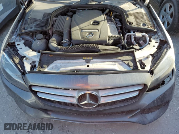 2017 Mercedes-Benz C 300 with VIN 55SWF4JB9HU210401, listed as a Copart auction lot 75676224 with Not Provided miles and Salvage Title. Bid and sale history available at carsss.com. Image 12.