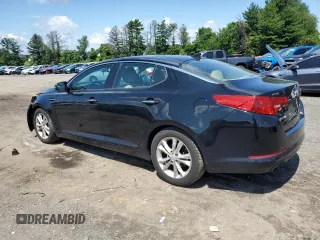 2013 Kia Optima EX with VIN 5XXGN4A72DG224572, listed as a Copart auction lot 61649305 with 114,336 mi miles and Salvage title. Bid and sale history available at DreamBid. Image 2.