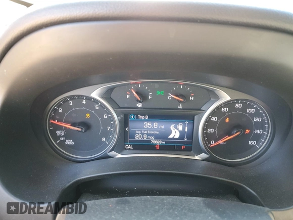2020 GMC Terrain SLE with VIN 3GKALMEV6LL178210, listed as a Copart auction lot 89193585 with 75,623 mi miles and Salvage Title. Bid and sale history available at DreamBid. Image 9.