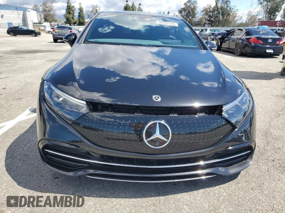 2022 Mercedes-Benz EQS with VIN W1KCG2DB1NA014402, listed as a Copart auction lot 48936474 with 20,081 mi miles and Salvage Title. Bid and sale history available at carsss.com. Image 5.