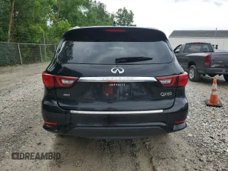 2019 Infiniti QX60 Luxe with VIN 5N1DL0MM9KC517056, listed as a Copart auction lot 62558455 with 69,808 mi miles and Clean title. Bid and sale history available at DreamBid. Image 6.
