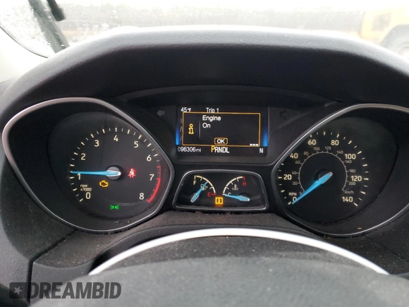 2016 Ford Focus SE with VIN 1FADP3F27GL241351, listed as a Copart auction lot 44652845 with 96,306 mi miles and Clean title. Bid and sale history available at DreamBid. Image 9.