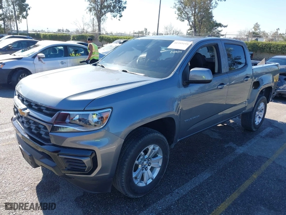 2022 Chevrolet Colorado 2WD LT with VIN 1GCGSCEA3N1292885, listed as a IAAI auction lot 41355155 with 16,871 mi miles. Bid and sale history available at carsss.com. Image 20.