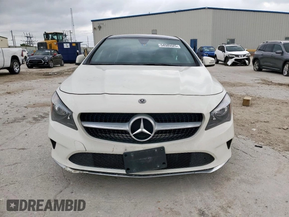 2018 Mercedes-Benz CLA 250 with VIN WDDSJ4GB1JN555893, listed as a Copart auction lot 54505525 with 81,945 mi miles and Salvage Title. Bid and sale history available at DreamBid. Image 5.
