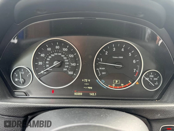 2014 BMW 3 Series 328i z VIN WBA3A5G5XENP33334, wystawiony jako Copart lot #65854585 z przebiegiem 93 359 mil mil oraz Czysty tytuł • Clean title. Historia ofert i sprzedaży dostępna na DreamBid. Obrazek 8.