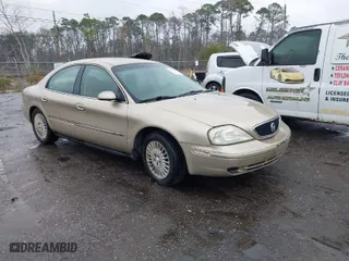 2001 Mercury Sable GS with VIN 1MEFM50U31A629180, listed as a IAAI auction lot 41655026 with 166,829 mi miles. Bid and sale history available at carsss.com. Image 1.
