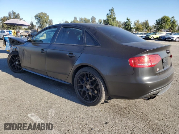 2012 Audi S4 Prestige with VIN WAUKGBFL4CA043141, listed as a Copart auction lot 81614254 with 0 mi miles and Salvage Title. Bid and sale history available at carsss.com. Image 2.