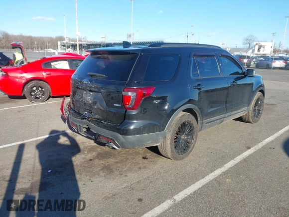 2017 Ford Explorer Sport with VIN 1FM5K8GT9HGA52532, listed as a IAAI auction lot 41607362 with 117,595 mi miles and . Bid and sale history available at carsss.com. Image 4.