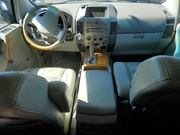 2005 Infiniti QX56 with VIN 5N3AA08C25N805477, listed as a Copart auction lot 74199494 with 197,255 mi miles and Salvage Title. Bid and sale history available at carsss.com. Image 8.