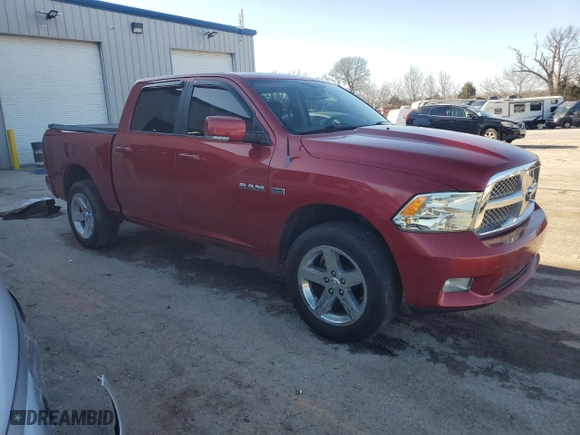 2009 Dodge Ram 1500 Sport with VIN 1D3HV13T49S725948, listed as a Copart auction lot 48350235 with 131,377 mi miles and Clean Title. Bid and sale history available at carsss.com. Image 4.