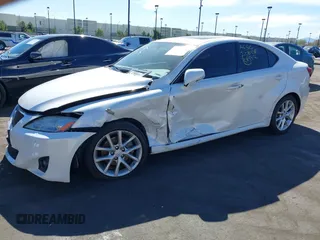 2012 Lexus IS 250 with VIN JTHBF5C25C5183046, listed as a IAAI auction lot 41587414 with 50,952 mi miles and . Bid and sale history available at DreamBid. Image 6.
