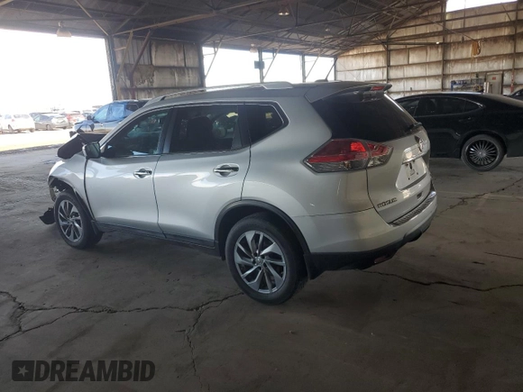 2015 Nissan Rogue SL z VIN 5N1AT2MV7FC850725, wystawiony jako Copart lot #54993195 z przebiegiem 98 804 mil mil oraz Szkoda całkowita • Salvage title. Historia ofert i sprzedaży dostępna na DreamBid. Obrazek 2.