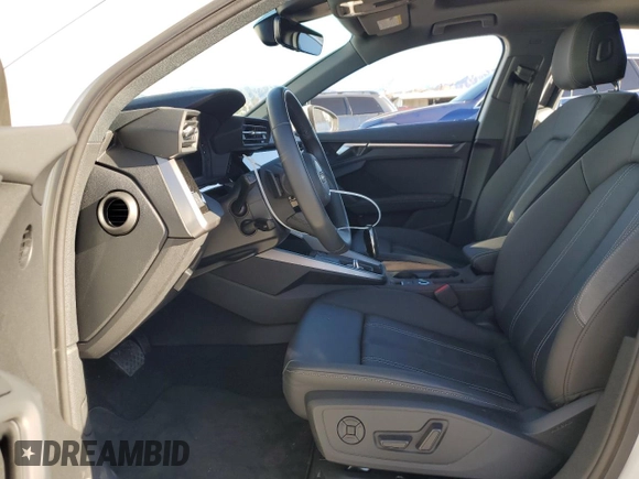 2023 Audi A3 Premium with VIN WAUGUDGY6PA128119, listed as a Copart auction lot 82787723 with 2,875 mi miles. Bid and sale history available at carsss.com. Image 7.