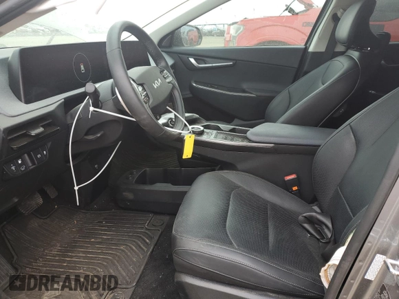 2022 Kia EV6 Wind with VIN KNDC3DLC6N5087124, listed as a Copart auction lot 75606944 with 11,687 mi miles and Salvage Title. Bid and sale history available at carsss.com. Image 7.