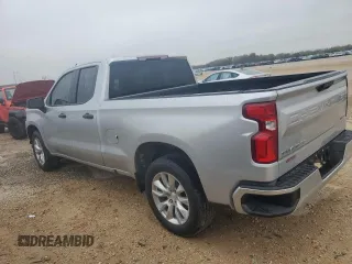 2020 Chevrolet Silverado 1500 Custom with VIN 1GCRWBEH2LZ368275, listed as a Copart auction lot 83323574 with 58,559 mi miles and Salvage Title. Bid and sale history available at carsss.com. Image 2.