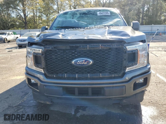 2018 Ford F-150 XL with VIN 1FTEX1CPXJFB21939, listed as a Copart auction lot 49422395 with 58,111 mi miles and Salvage Title. Bid and sale history available at carsss.com. Image 5.