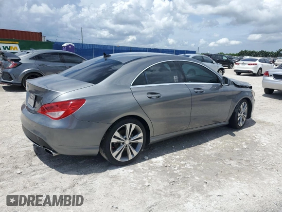 2014 Mercedes-Benz CLA 250 with VIN WDDSJ4EB2EN043469, listed as a Copart auction lot 63766465 with Not provided miles and Salvage title. Bid and sale history available at DreamBid. Image 3.