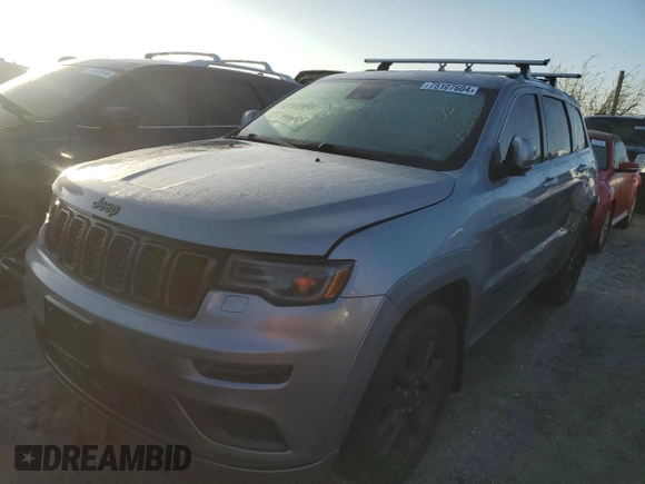 2019 Jeep Grand Cherokee Overland with VIN 1C4RJFCT9KC639430, listed as a Copart auction lot 75107604 with 0 mi miles and Non Repairable. Bid and sale history available at carsss.com. Image 1.
