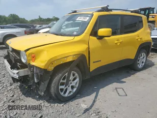 2015 Jeep Renegade Latitude z VIN ZACCJBBT3FPB81241, wystawiony jako Copart lot #59613995 z przebiegiem 138 274 mil mil oraz Szkoda całkowita • Salvage title. Historia ofert i sprzedaży dostępna na DreamBid. Obrazek 1.