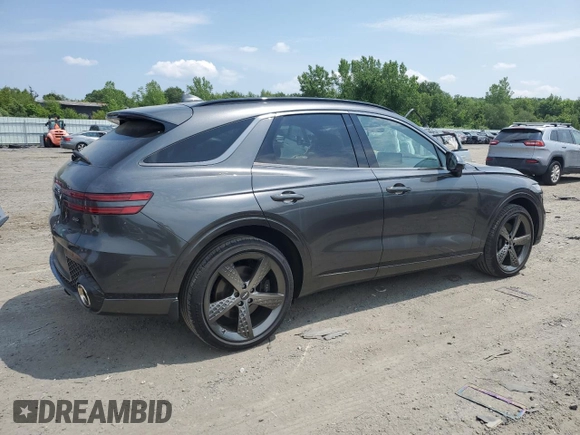 2024 Genesis GV70 2.5T with VIN 5NMMADTB1RH005871, listed as a Copart auction lot 60671675 with 15,786 mi miles and Salvage title. Bid and sale history available at DreamBid. Image 3.