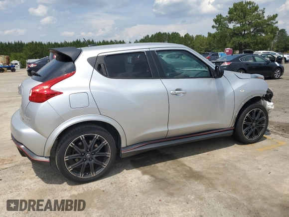 2014 Nissan Juke Nismo with VIN JN8AF5MV3ET364316, listed as a Copart auction lot 57774625 with 74,700 mi miles and Salvage title. Bid and sale history available at DreamBid. Image 3.