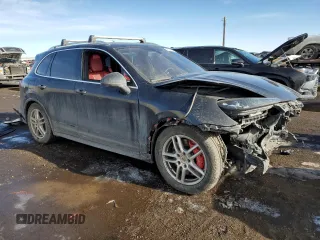 2017 Porsche Cayenne GTS with VIN WP1AD2A22HLA82424, listed as a Copart auction lot 46369454 with 117,498 mi miles and . Bid and sale history available at DreamBid. Image 4.