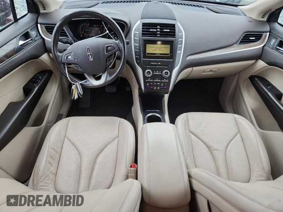 2017 Lincoln MKC Reserve with VIN 5LMCJ3C9XHUL70357, listed as a Copart auction lot 59607505 with 74,500 mi miles and Salvage title. Bid and sale history available at DreamBid. Image 8.