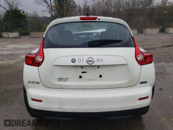 2012 Nissan Juke SL with VIN JN8AF5MR3CT112470, listed as a Copart auction lot 79398224 with 108,221 mi miles and Salvage Title. Bid and sale history available at carsss.com. Image 6.