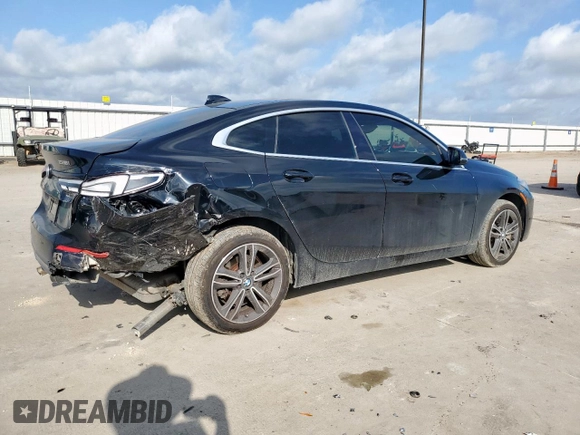 2021 BMW 2 Series 228i xDrive with VIN WBA73AK08M7H60909, listed as a Copart auction lot 59576345 with 46,602 mi miles and Salvage title. Bid and sale history available at DreamBid. Image 3.