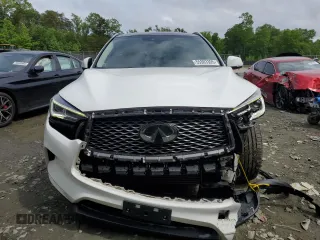 2021 Infiniti QX50 Luxe with VIN 3PCAJ5BB9MF120951, listed as a Copart auction lot 55303395 with 28,437 mi miles and Salvage title. Bid and sale history available at DreamBid. Image 5.