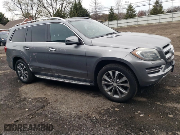 2014 Mercedes-Benz GL-Class GL 450 with VIN 4JGDF7CE3EA305246, listed as a Copart auction lot 50949905 with 124,229 mi miles and Salvage Title. Bid and sale history available at carsss.com. Image 4.