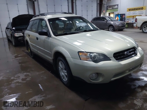 2005 Subaru Legacy Outback with VIN 4S4BP61CX57345062, listed as a IAAI auction lot 42244355 with 114,809 mi miles and . Bid and sale history available at DreamBid. Image 1.