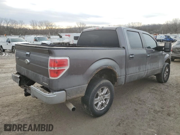 2012 Ford F-150 XL with VIN 1FTFW1EF7CKD07797, listed as a Copart auction lot 46160675 with 418,790 mi miles and Salvage Title. Bid and sale history available at carsss.com. Image 3.