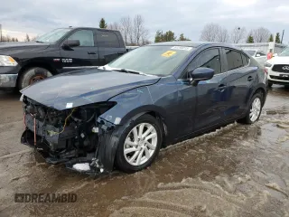 2015 Mazda 3 i Touring with VIN 3MZBM1V78FM149770, listed as a Copart auction lot 50290015 with 184,140 mi miles and Salvage title. Bid and sale history available at DreamBid. Image 1.